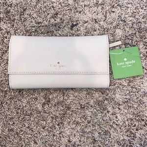 Kate Spade Grey Leather Phone Wallet / Iphone6